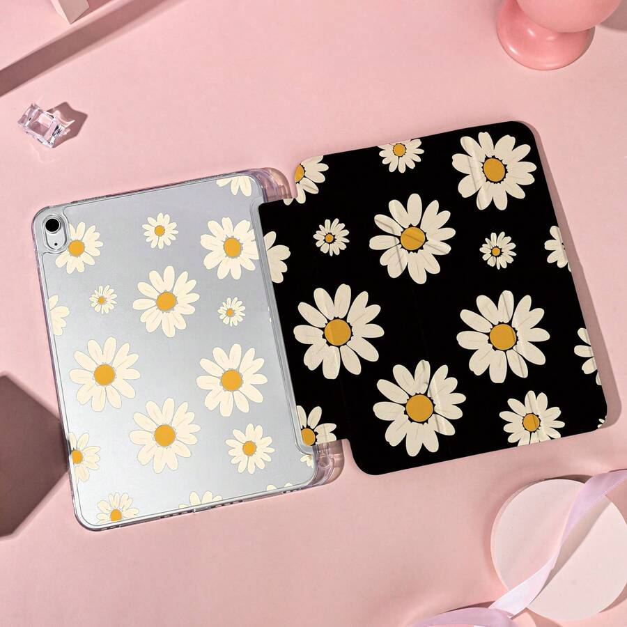1pc Protective Cover With Pen Slot Multi-Angle Magnetic Stand Cover With Auto Sleep/Wake,Kawaii Tablet Case Compatible With Pro/Air/Compatible With Samsung Galaxy A9/S9/S7/S10+/Compatible With XIAOMI Pad/5/6/7 - Multicolor - View 1