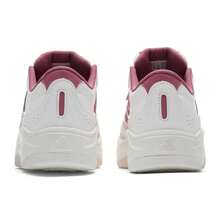 Adidas Giày trượt ván nữ, kiểu dáng thấp cổ thoải mái, giày thể thao nhẹ nhàng tối giản Lite Shuffle dành cho hoạt động ngoài trời KH9028 - Trắng sáng/Đỏ đậm dịu nhẹ/Hồng nhạt - Xem 4