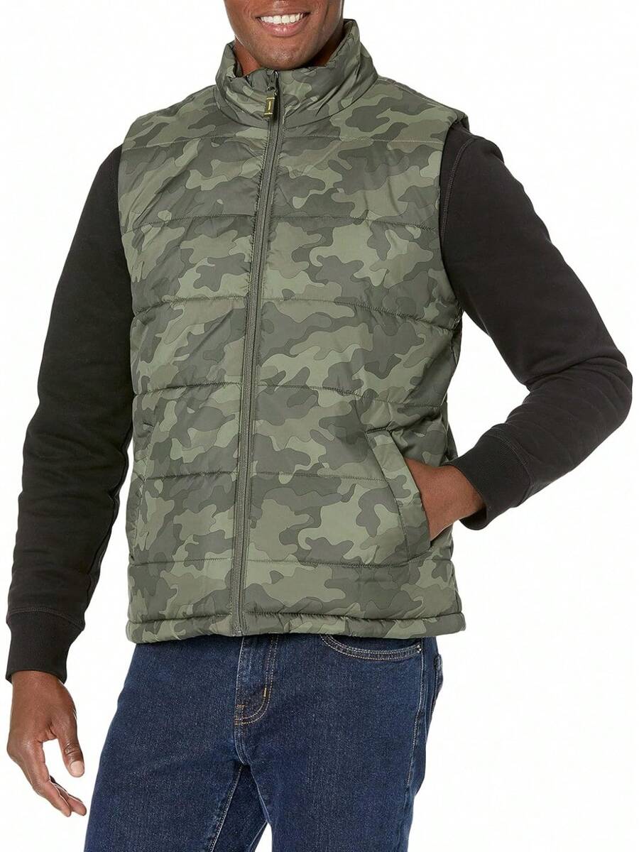 Men Balaclavas - Olive Green - View 1