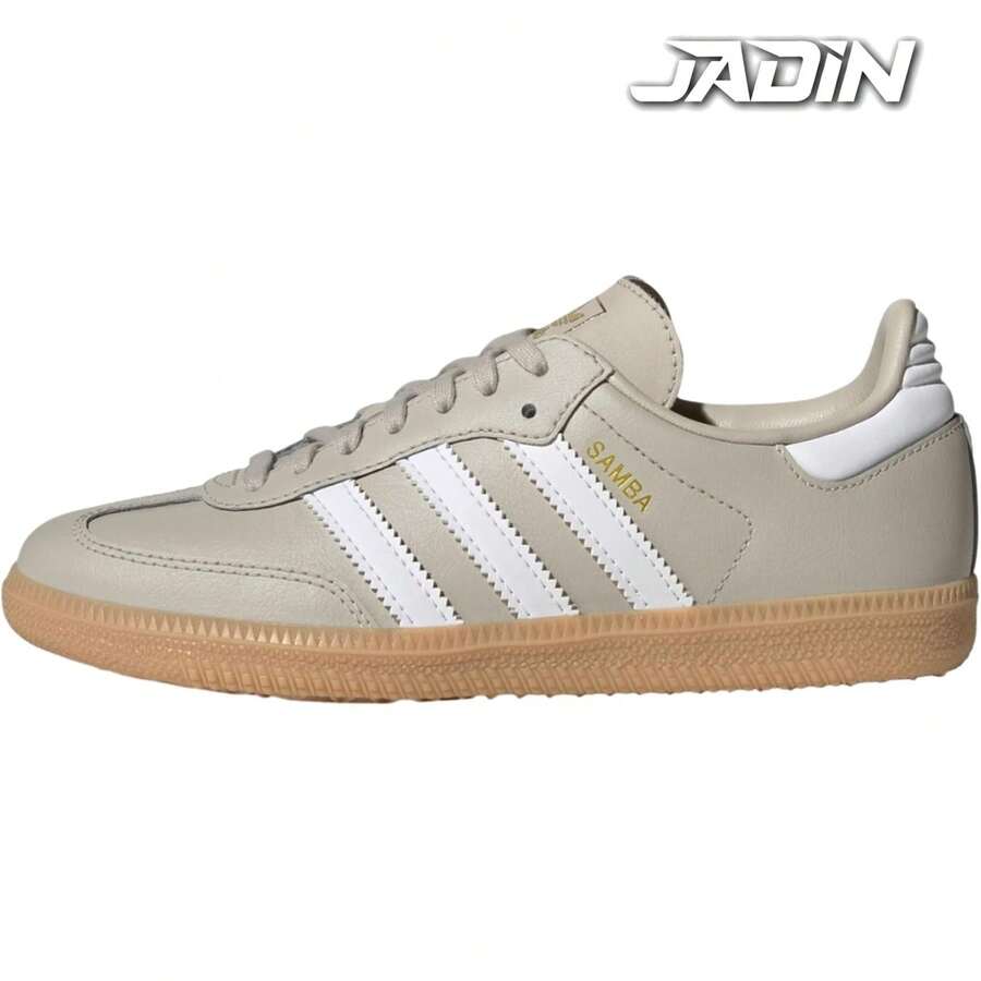 Adidas Samba OG J 'Fourth Of July Pack - Beige'kid's- JQ2853 - 黃灰色 - 查看 1