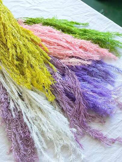 100克漂白多巴胺色层叠金，漂白永生花，时尚民俗家居装饰花，客厅家居装饰，婚礼派对装饰花束花材，天然植物家居装饰花