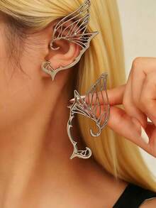 2 chiếc phụ kiện tai hình bướm thần tiên, thích hợp cho khiêu vũ, các buổi tụ họp hàng ngày và lễ hội. Có thể dùng cho Halloween, lễ hội âm nhạc hoặc cosplay. Thích hợp cho bé gái và phụ nữ. - Nhiều màu - Xem 2