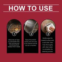 空气炸锅清洁剂，日常清洁空气炸锅内部，除油除渍清洁剂 - 液體 - 查看 4