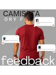 Kit 5 Camiseta Masculina Dry Fit Academia Treino Corrida Ciclismo Básica Blusa Lisa Camisa Malhar Dia A Dia - Azul Marinho - Visão 8