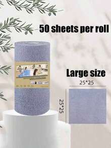 1 Roll (50pcs/20pcs) Reusable Ultra-Fine Fiber Towels - High Absorbency, 25x25cm, Scratch-Resistant, Machine Washable, Multi-Purpose Towels, Suitable For Home, Kitchen, Dining Room, Bathroom, Room, Car Detailing Cleaning, Kitchen Cleaning Cloth, Bathroom Cleaning Cloth, Stove Cleaning Cloth, Car Cleaning Cloth, Kitchen Supplies, Bathroom Supplies, Car Supplies, Cleaning Supplies, Women's Gifts - Multicolor - View 17