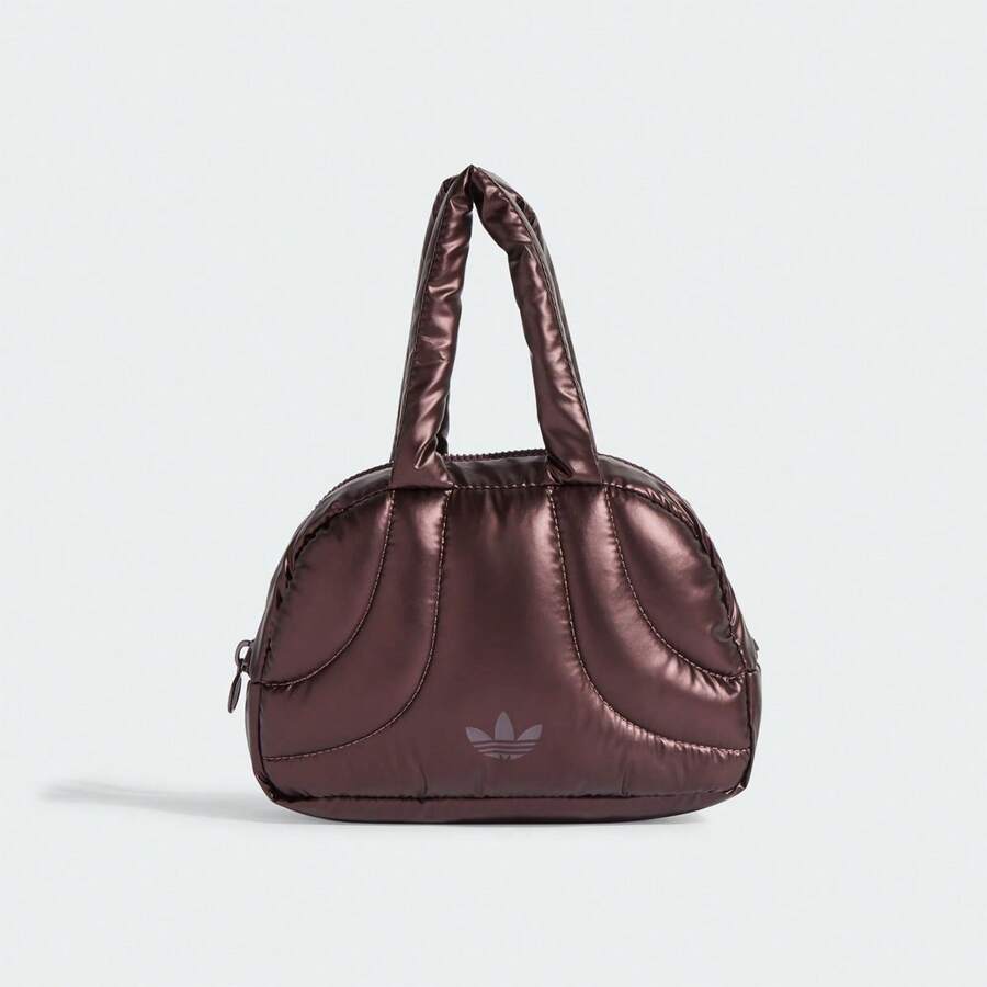 Adidas Originals MINI BOWLING BAG METALLIC Shiny Sports Handbag Bowling Bag - Dark Red - View 1