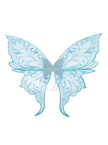 1件新款万圣节派对化妆道具成人服装蝴蝶翅膀仙女翅膀 - 彩色 - 查看 11