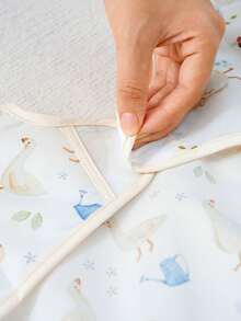 1PC Waterproof Bib,Feeding Bibs Apron For Infant Toddler,Large Pocket Eating Smock 6-36 Months - Multicolor - View 6