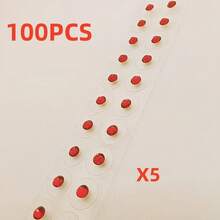 Perlas de acupresión para la oreja, la terapia de masaje de acupresión para la oreja ayuda a relajar el Body y la mente, aliviar el estrés, fácil de usar. - Multicolor - Ver 15