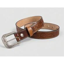 1. Boho Casual Vintage Party Street Work Genuine Leather Buckle - Havana - View 5