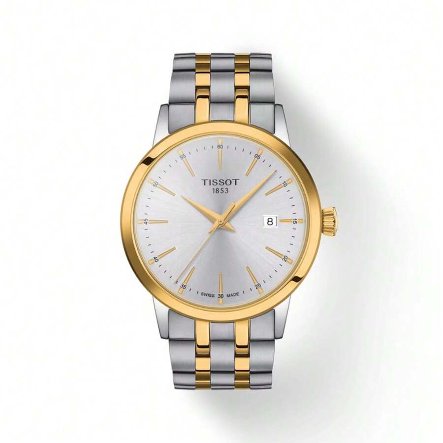 Tissot Classic Dream Silver Dial Two-Tone Steel Men's Watch T129.410.22.031.00 - 均碼 - 查看 1