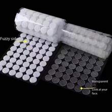 200 chiếc (100 cặp) đồng xu nylon tròn tự dính với băng keo chống thấm nước, thích hợp làm quà tặng Halloween, Lễ Tạ ơn, Giáng sinh và Lễ Phục sinh. - Nhiều màu - Xem 1