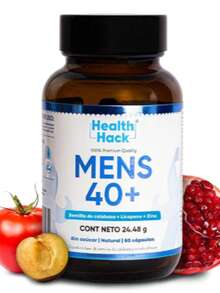 Health Hack Prostate Power | Suplemento Avanzado para la Salud de la Próstata | Fórmula Natural con Semilla de Calabaza, Ciruelo Africano, Granada, Licopeno, Zinc y Vitamina D - Caqui - Ver 1