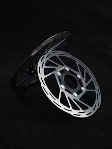 Disco de freno flotante ZRACE Z1 de 160 mm para MTB/Carretera con sistema de centro de bloqueo, con una fuerte disipación de calor - Plateado - Ver 4