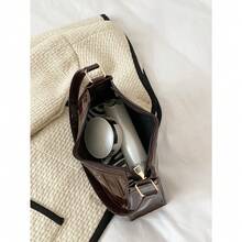 Artificial Patent Leather  Bag - 巧克力棕 - 查看 7