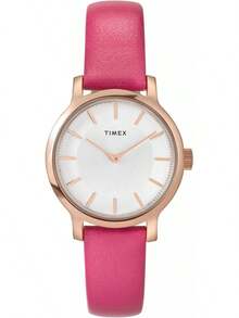 ¡RecomendadoTimex Transcend TW2U86800VQ - Reloj mecánico de viento de mano para mujer, 31 mm¡Top de Temporada - Tono rosa/plateado/tono oro rosa - Ver 2