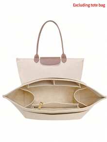 LePliage Handtaschen-Organizer Einsatz, Filz Tragetasche Organizer Einsatz für Damen, 9 Fach Filz Innentasche, Handtaschen Organizer Tasche, geeignet für verschiedene Handtaschen, modischer Futter Beutel, Damen Handtasche, Damen Tragetasche - Verschiedenfarbig - Übersicht 17