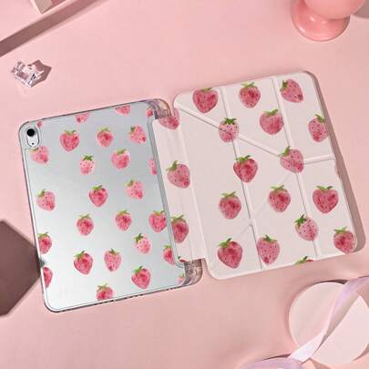 1pc Protective Cover With Pen Slot Multi-Angle Magnetic Stand Cover With Auto Sleep/Wake,Kawaii Tablet Case Compatible With Pro/Air/Compatible With Samsung Galaxy A9/S9/S7/S10+/Compatible With XIAOMI Pad/5/6/7