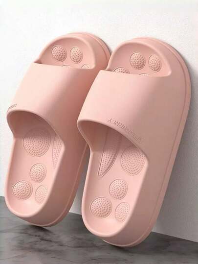 Cómodas zapatillas de masaje para mujeres, nueva moda de verano, material ligero de EVA, adecuadas para el hogar, interiores, baño, ducha, exteriores, playa, suaves, antideslizantes, resistentes a los olores, zapatillas, zapatillas de mujer, zapatillas de casa para damas, zapatillas de hombre, sandalias, zapatillas de plástico, zapatillas rosas
