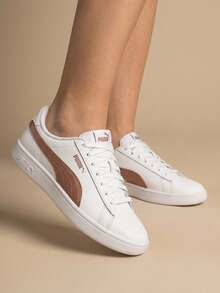 Puma Tenis para Dama Rickie Court 39425204 Simipiel Deportivo Mujer - Blanco - Ver 1