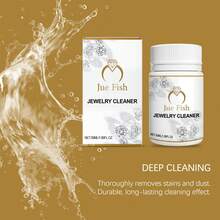 JUE FISH-Jewelry Cleaner, Jewelry Metal Cleaning Solution, Diamond Necklace Rust Removal And Ash Removal Care Solution - White - View 10