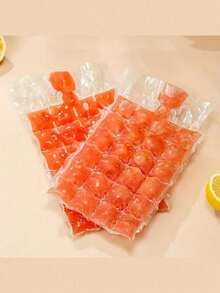 50pcs Home Use Ice Bag Ice Cube Tray Self-Sealing Ice Bag Ice Cube Mold - Clear - View 8