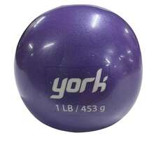 York Pelota de 1 Libras para Pilates Yoga y Fitness Ideal para Ejercicios de Entrenamiento y Flexibilidad - Multicolor - Ver 2
