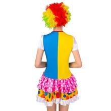 Rainbow Circus Clown Cosplay Fancy Dress Wowen Funny Joker Girls Birthday Carnival Party Outfit Sweet Clothes No Wig - Women's - View 5
