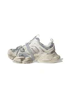 Adidas XLG RUNNER DELUXE Comfortable, Versatile, Slip-Resistant, Low-Top Running Shoes, Unisex, Silver - Silver - View 18