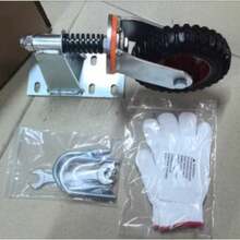 8 " Spring Loaded Gate Caster Heavy Duty Gate Wheel For Metal Gates Wooden Gates - Black - View 10