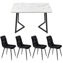 Dining Table & Chair Sets - Black - View 6