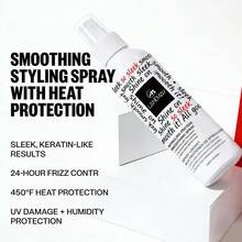 双效热保护柔顺喷雾 | 造型前护理，抵御各种热工具损伤 | 打造强韧、亮泽、不毛躁秀发 - 正裝 - 查看 3