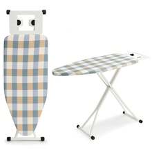 Extra Wide Ironing Board | Height Adjustable Foldable Iron Board With Silicone Iron Rest, Lightweight Non-Slip Large Table Top - Yellow-green - View 3