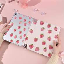 1pc Protective Cover With Pen Slot Multi-Angle Magnetic Stand Cover With Auto Sleep/Wake,Kawaii Tablet Case Compatible With Pro/Air/Compatible With Samsung Galaxy A9/S9/S7/S10+/Compatible With XIAOMI Pad/5/6/7 - Multicolor - View 2