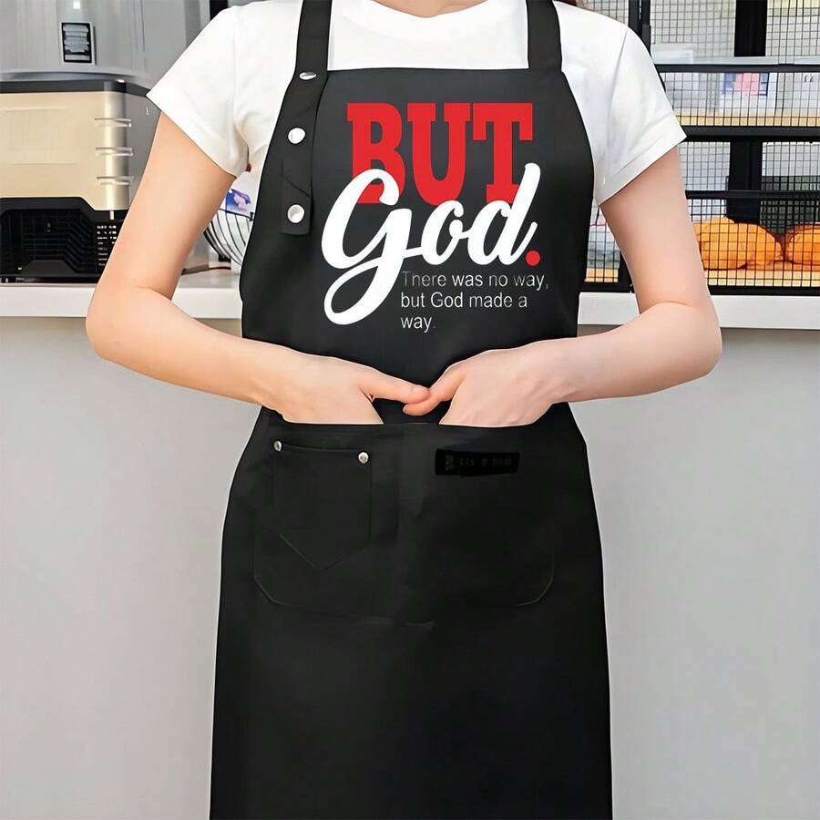 A Christmas Apron With A Front Pocket And Chef Pocket – Thickened Cooking And Baking Apron, Suitable For Home Kitchens, Restaurants, And Food Trucks – Holiday Gift - AZX0001 - 查看 1