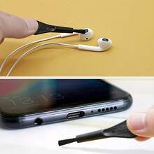 18件套通用手机充电口清洁刷套装，防尘USB-C/Lightning接口清洁刷，兼容和三星手机，清洁工具 - A - 查看 3