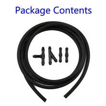 2m Universal Windshield Wiper Hose Kit, Includes 4 Connectors, Suitable For Installing Most Windshield Cleaning Nozzles, Connect To Water Pump Nozzle - A - View 9