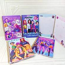 Mattel 1 Pc KPOP Witch Girl A5 Spiral Notebook, Comes With Boy Band Merchandise, Suitable For Taking Notes In Class And Writing Diary, Also Can Be Given As Birthday Gift To Friends And Family (Random Version) - Multicolor - View 8