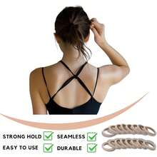 20Pcs (5cm) Hair Ties Large Seamless Cotton Stretch Hair Bands Rope Thick Elastic Ponytail Holders Headband For Thick Heavy And Curly Hair, No Damage No Slip - Beige - View 5