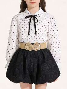 1pc Boho Woven Straw Belt, Elastic Waist Belt With Metal Shell Buckle, Suitable For Dresses, Pants, Daily Wear, Travel, Vacation, Street Style, Family Trip - Ginger - View 1