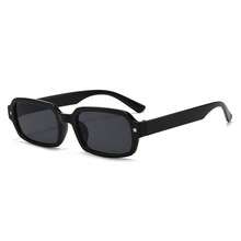 1 Pair Men's Casual Basic Black Rectangular Fashion Fashion Glasses, Suitable For Holiday Outings, Outfit Matching, Also Can Be Used As Holiday Gifts - Multicolor - View 3