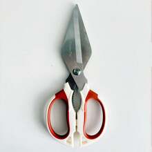 ELephas PLus Elpehas 重型厨房剪刀 - 坚固宽刃剪刀，适用于切割鸡肉、肉类、鱼类和香草，不锈钢材质 - L001 - 查看 8