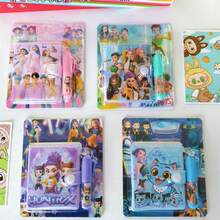 SHARLOVY 1 Set Nuevo Juego de Papelería de Cazador de Brujas de Dibujos Animados, Mini Libreta Magnética Colgante Bolígrafo, Caja de Regalo de Papelería Portátil de Alta Calidad, Estilo Aleatorio, Regalo de Año Nuevo/Cumpleaños - Multicolor - Ver 3