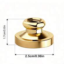 BAOFALI 1pc Medieval Letter Wax Seal Stamp, Brass Head Wooden Handle, Suitable For Thanksgiving Cards/Envelopes/Gift Packaging/Wedding Engagement Party Invitations - Multicolor - View 8