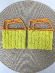 1/2Pcs, Plastic Louver Cleaning Brush, Used To Clean Dust In Louver Gaps And Air Conditioning Gaps. Modern Plastic Handle Design Cleaning Brush, Suitable For Cleaning Kitchen Windows, Office Windows, Bedroom Windows, Living Room Windows, And Household Appliance Gaps,Elegant European Style, Modern Style, Birthday Party, Autumn Elements, Middle Eastern National Day, Halloween - Multicolor - View 9