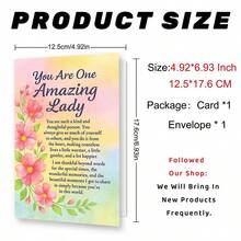 1. Thiệp "Bạn Thật Là Một Người Phụ Nữ Tuyệt Vời", được thiết kế để bày tỏ lòng biết ơn, là món quà hoàn hảo dành cho mẹ, chị em gái hoặc bạn bè, truyền tải sự tử tế và ấm áp trong những dịp đặc biệt. - Bộ - Xem 2