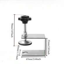 2PCS Coldrolled Steel Drawer Fixing Clips Drawer Front Installation Clamps - Furniture Cabinet Mounting Hardware Tool For Drawer Front Installation, Cabinet Assembly, Furniture Repair, Home Improvement, Woodworking DIY, Kitchen/Bathroom Drawer Fixing - High-Strength Sturdy Coldrolled Steel, Secure Anti-Slip Holding, Easy Quick Alignment, Labor-Saving Installation, Reusable Durable Design, Essential Drawer Mounting Helper For Homeowners & Furniture Installers - default - 查看 7