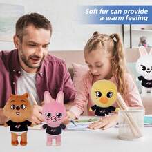 8Pcs Plush Dolls, Plush Toy Christmas Edition - Cute Kpop Idol Cartoon Animal Stuffed Dolls, Holiday Gift For Fans, Xmas Decor - 彩色 - 查看 5