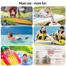 Portable Air Pump 2500mAh Battery & Camping Light Mini Air Pump For Air Mattress, Pool Floats, Vacuum Storage Bags USB Charging, Mini Compact For Travel, Camping & Outdoor Gear, Camping Must Haves, Camping Stuff, Travel Essentials - View 9