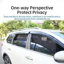 Magnetic Car Window Sunshade - Heavy Duty Mesh Front/Rear Coverage, Easy Install/Remove, Fits All Cars, Trucks, SUVs - Heat Blocking & Glare Protection - One Size Fits All - View 10